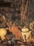 UCCELLO, Paolo Bernardino della Ciarda Thrown Off His Horse (detail) wt oil painting artist